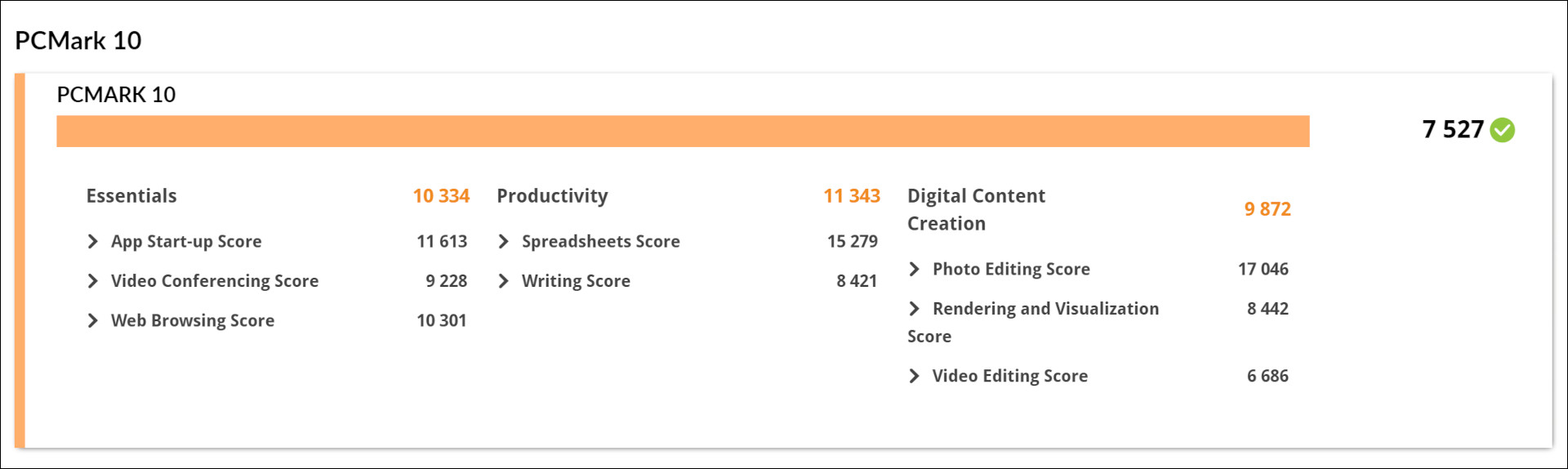 ASUS ExpertBook P5 PC Mark