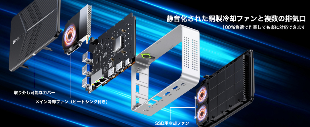 渡*邊様 GMKtec NucBox9 GMKtec NucBox G9 － SSDを4枚搭載できるNAS ミニPC、Amazonでも