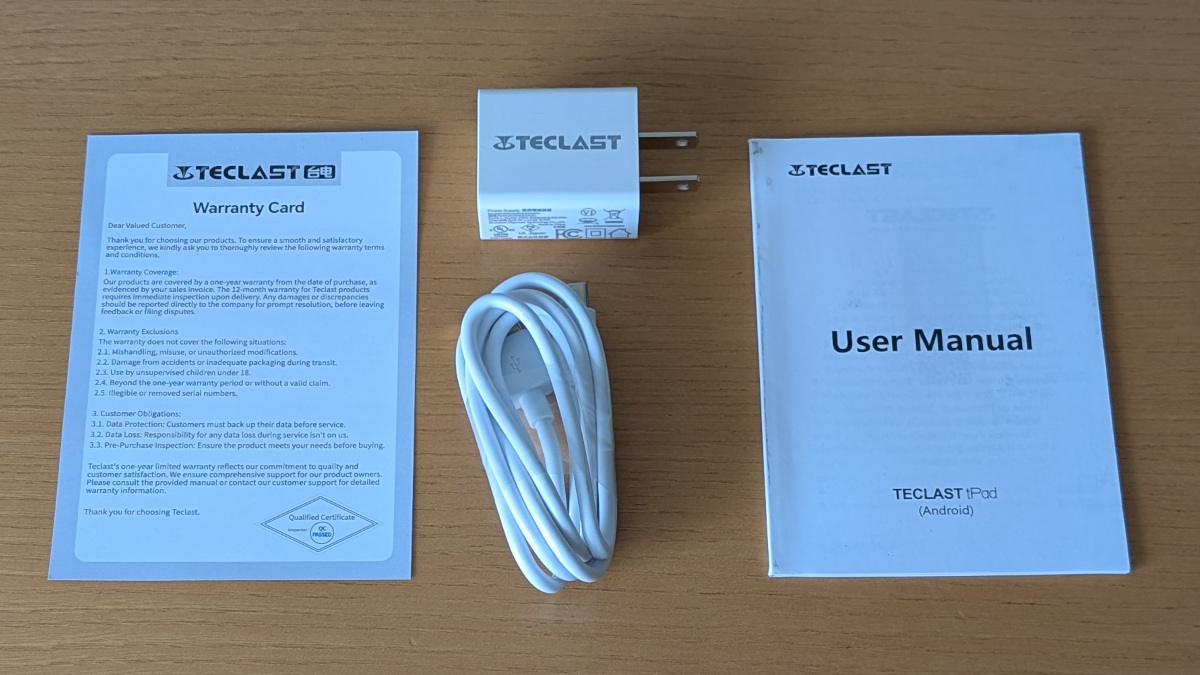 Teclast T60AI 同梱物