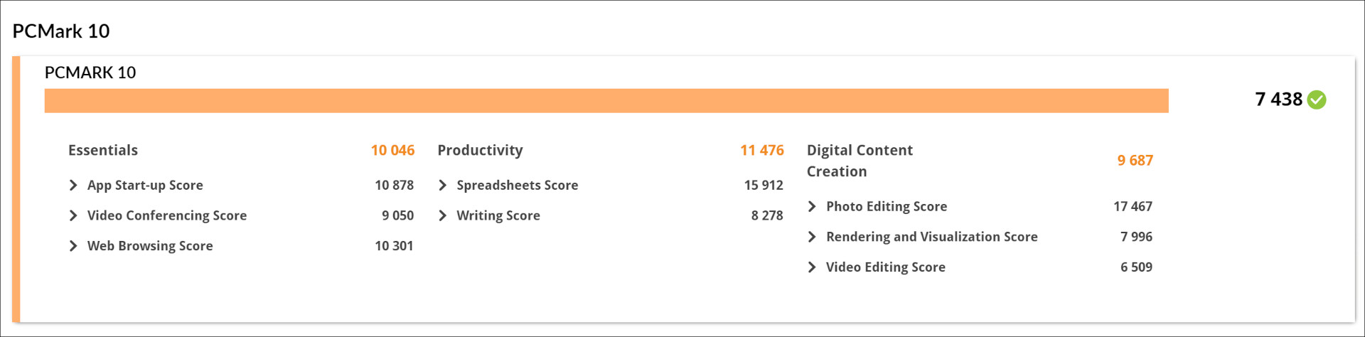 HP OmniBook Ultra Flip 14-fh PC Mark