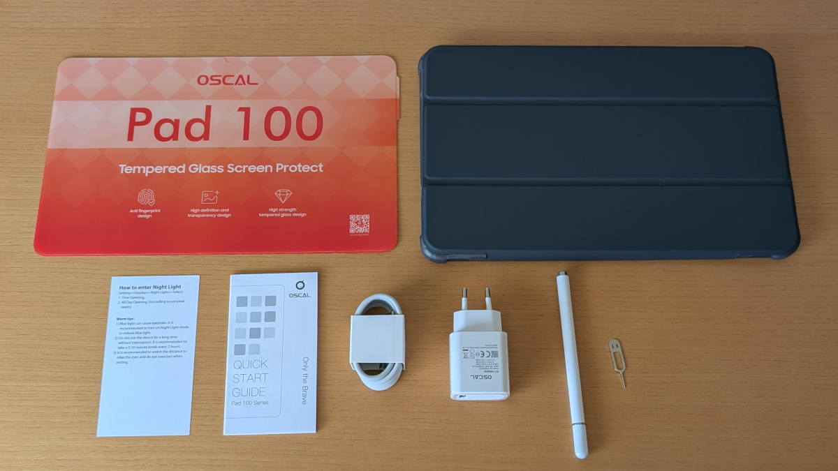 OSCAL Pad 100 同梱物