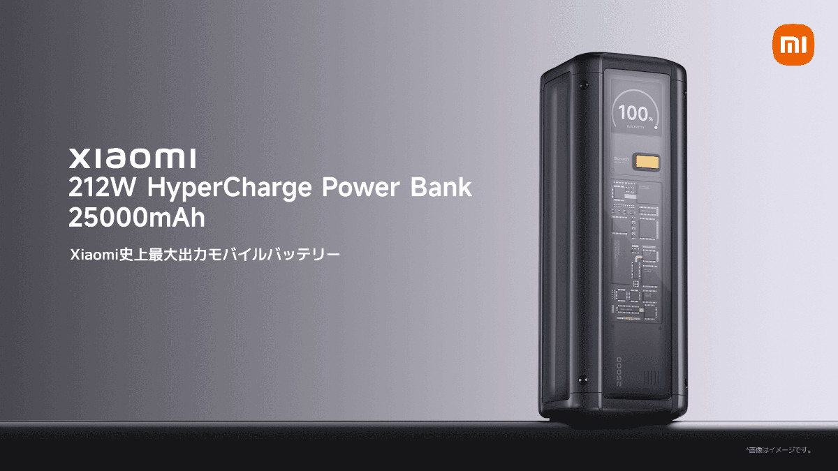 Xiaomi 212W HyperCharge Power Bank 25000mAh