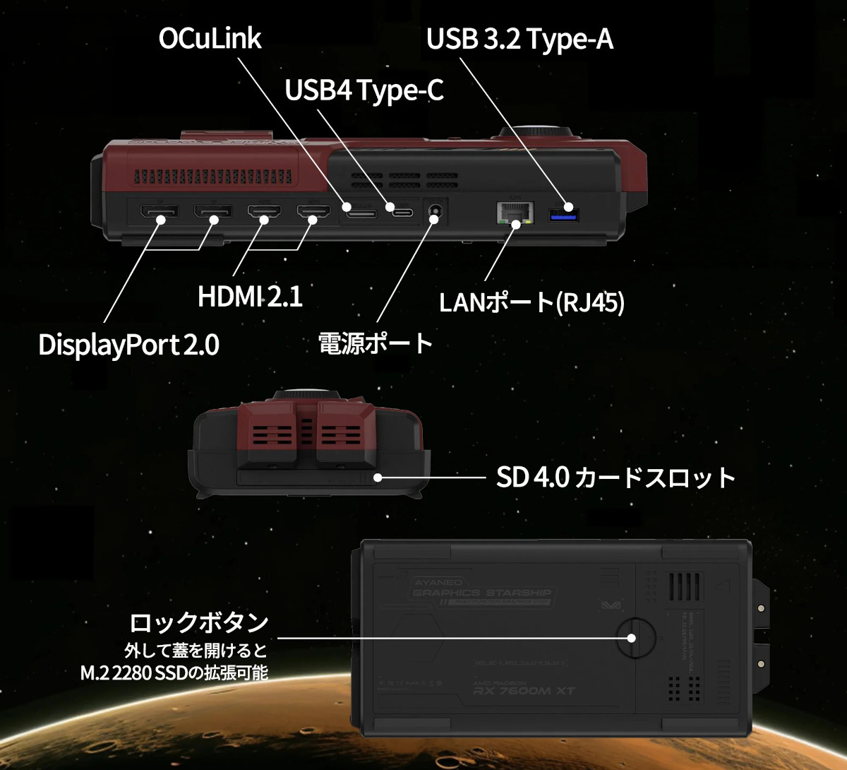 AYANEO GRAPHICS STARSHIP AG01