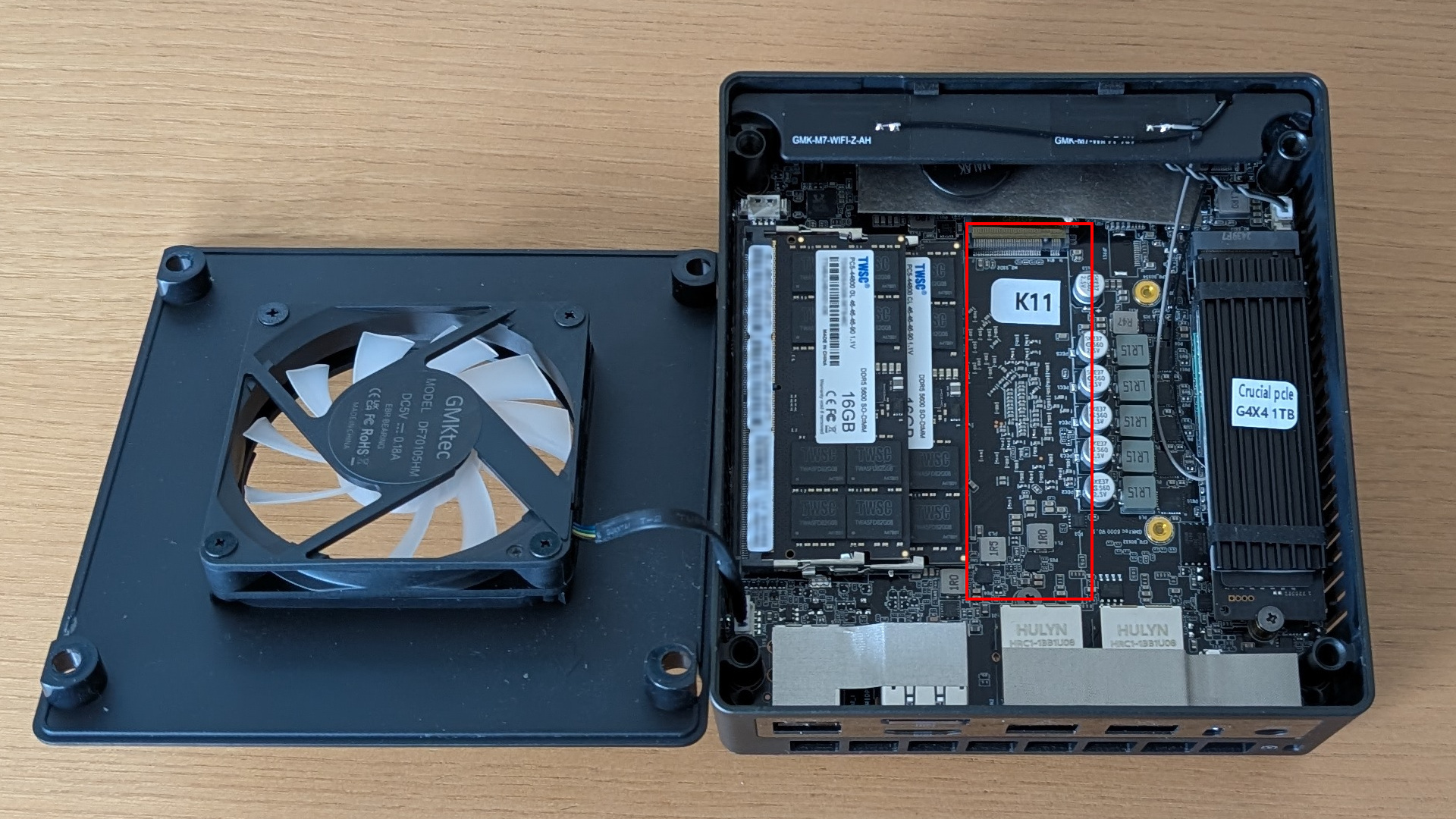 GMKtec NucBox K11 内部