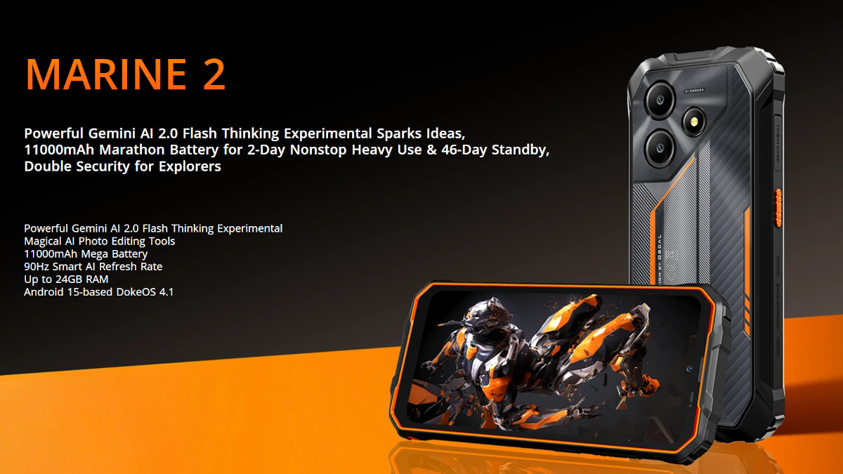 タフネススマホ　OSCAL MARINE 2 OSCAL MARINE 2 － 手頃な価格で購入でき、SoC性能も高めな