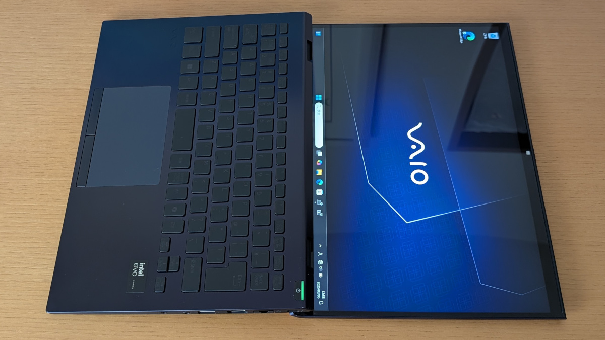 VAIO SX14-R ヒンジ最大開口