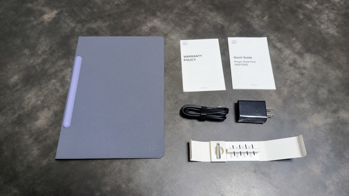 XPPen Magic Note Pad 同梱物