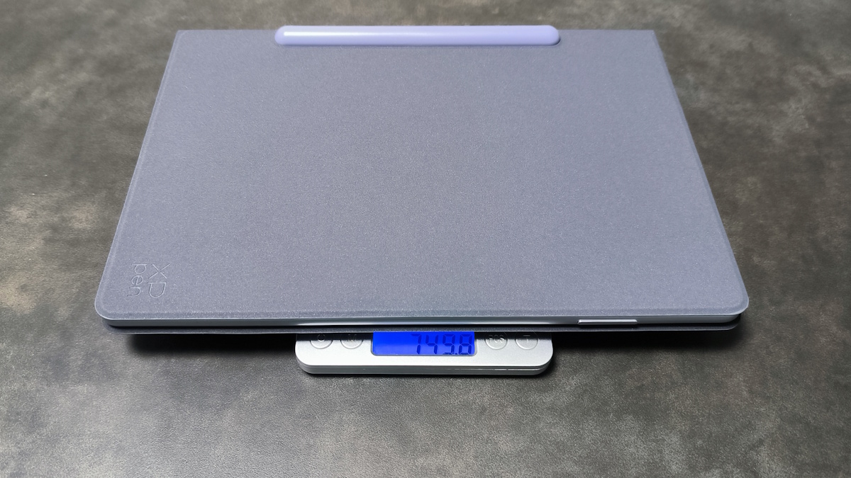 XPPen Magic Note Pad 重量（カバー・ペン込み）