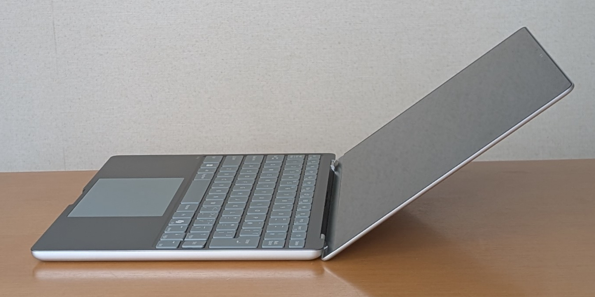 富士通 FMV Note C ヒンジ最大開口