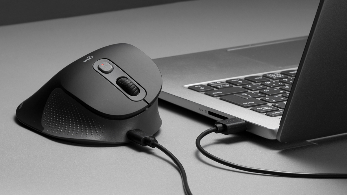 サンワサプライ 充電式静音エルゴノミクスマウス MA-EWBBS528