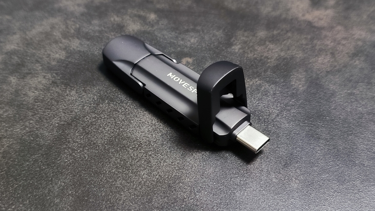 MOVESPEED ポータブルSSDにはType-C端子もある