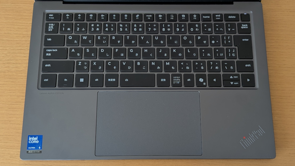 Lenovo ThinkPad X9 14 Gen 1 Aura Edition キーボード