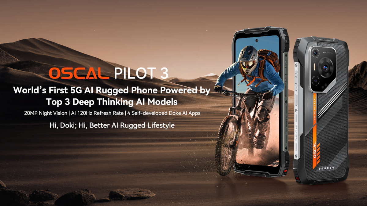 【新品】OSCAL Pilot3 simフリー スマートフォン 7500mAh AI搭載×5G対応タフネススマホ「OSCAL PILOT 3」発売！【6/26まで