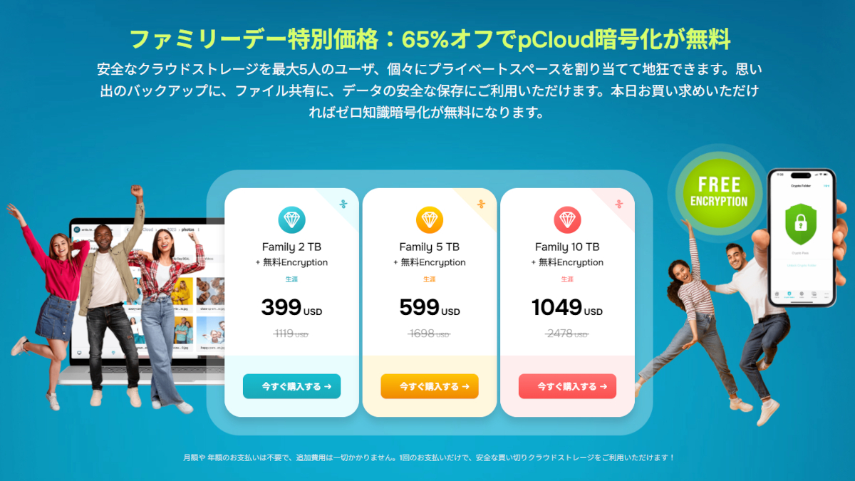pCloud ファミリーデー