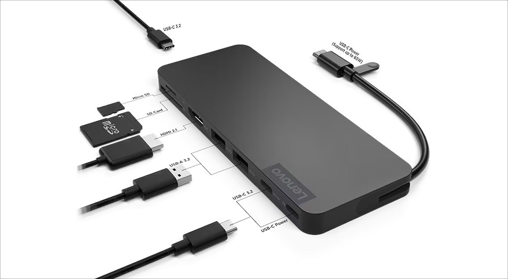 Lenovo USB Type-C スリム トラベルドック