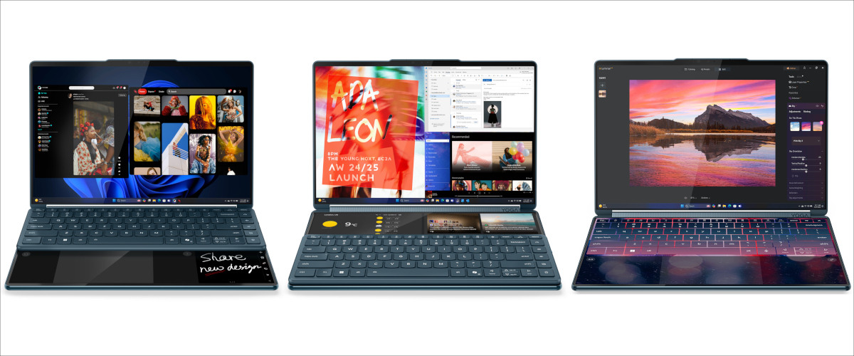 2画面PC Yoga Book 9i gen10 2025 Lenovo Yoga Book 9i Gen 10(14型 Intel) － 2画面×ペン×高性能
