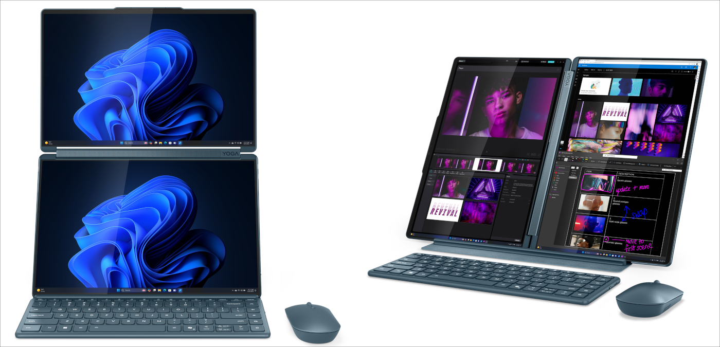 2画面PC Yoga Book 9i gen10 2025 Lenovo Yoga Book 9i Gen 10(14型 Intel) － 2画面×ペン×高性能