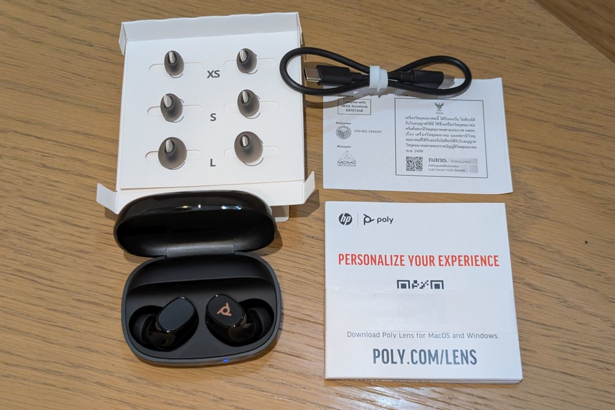 Poly Voyager Free 20 TrueワイヤレスBluetooth イヤーバッズ