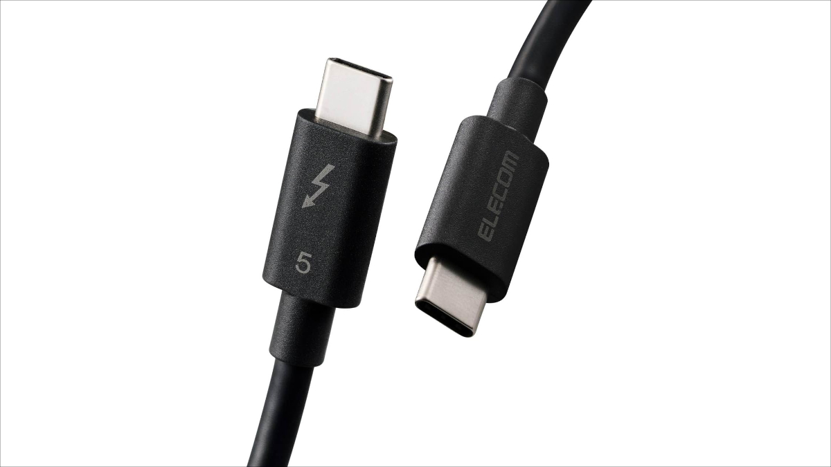 エレコム USB-C Thunderbolt 5 ケーブル