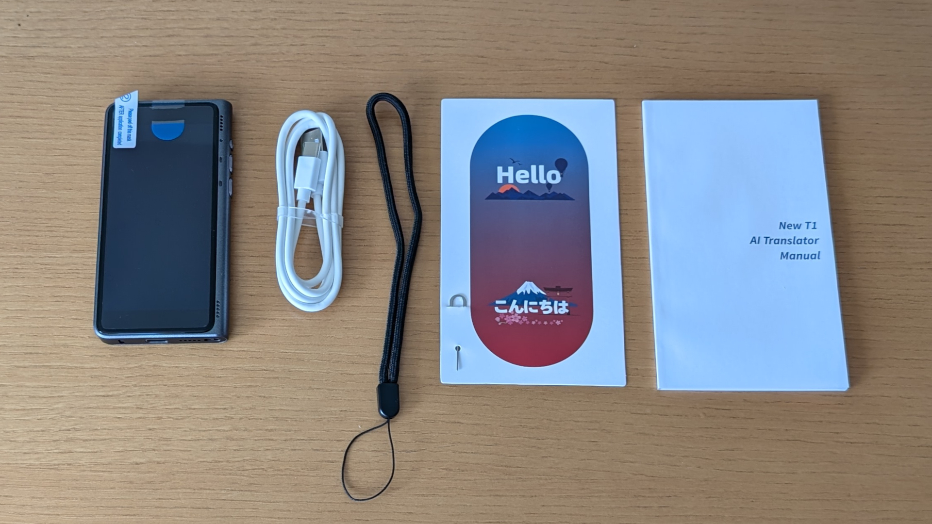 Timekettle T1 翻訳機 同梱物