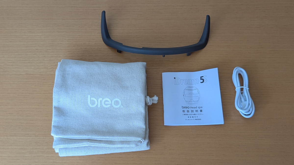 breo iDream 5s 同梱物