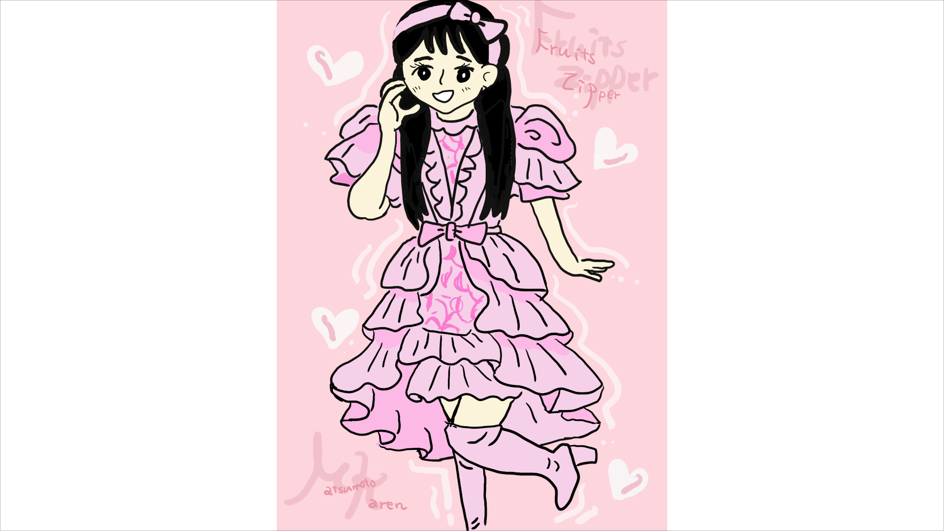 HUION Kamvas Slate 13 作例