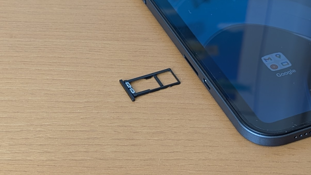 Teclast T65 SIM/microSDスロット