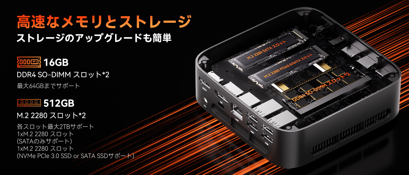 ACEMAGIC K1 － Ryzen 5 7430U搭載で3万円強と低価格なミニPC