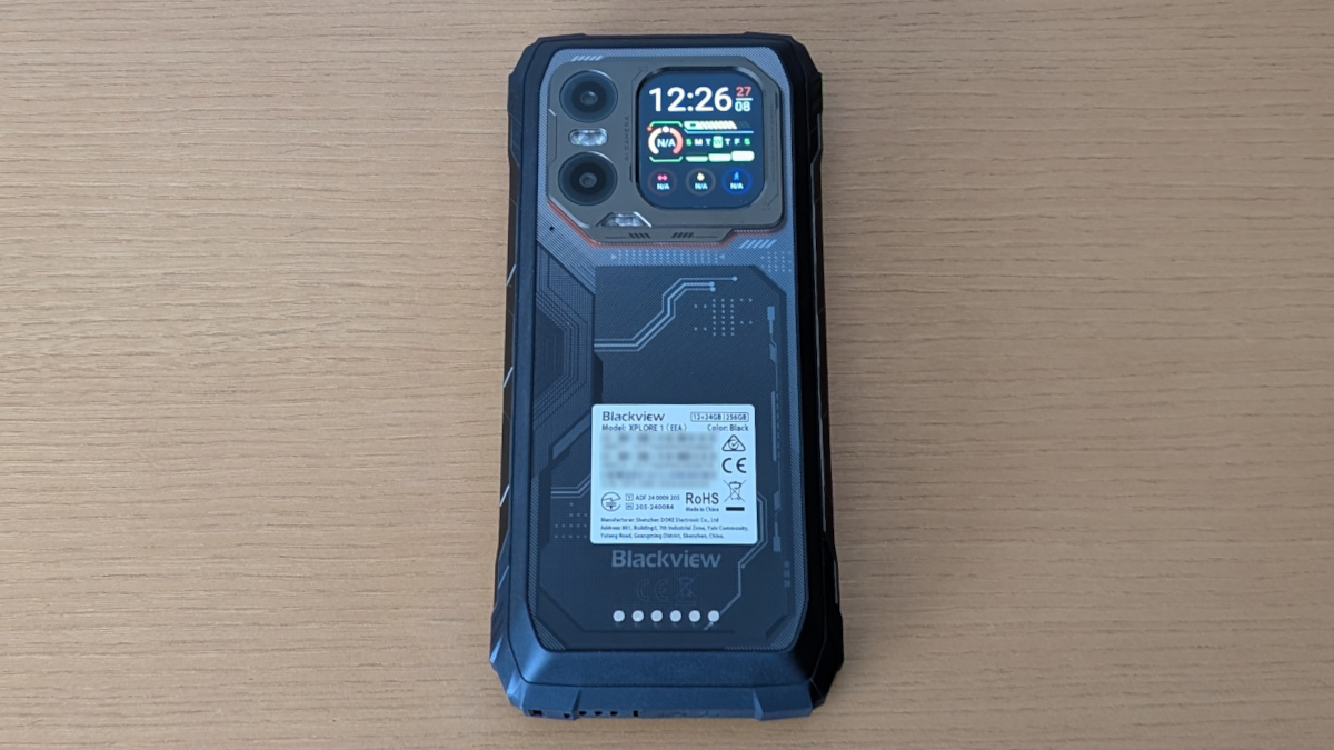 Blackview XPLORE 1 背面