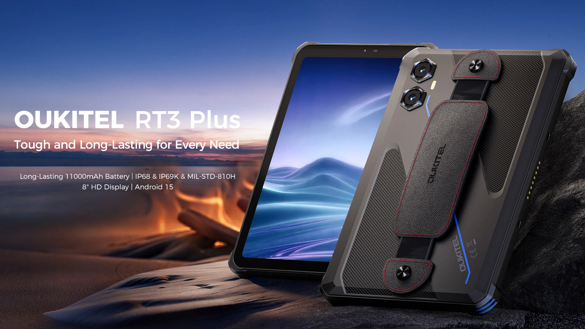 OUKITEL RT3 Plus － 8インチ、Helio G81搭載のタフネス