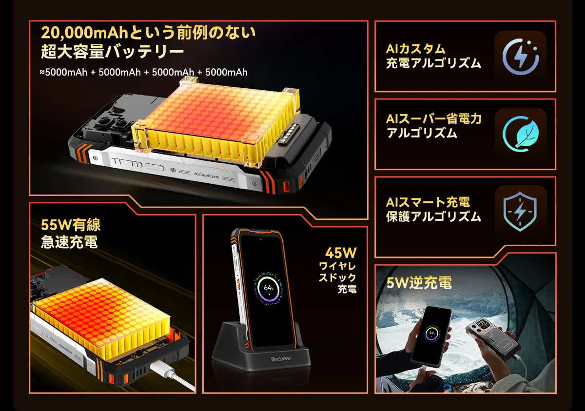 Blackview XPLORE 1 バッテリー