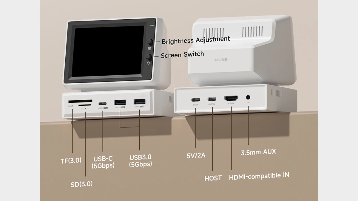 HAGIBIS Mini Monitor USB-C ドッキングステーション HAGiBiS Mini Monitor USB-C Docking Station レビュー － 最高