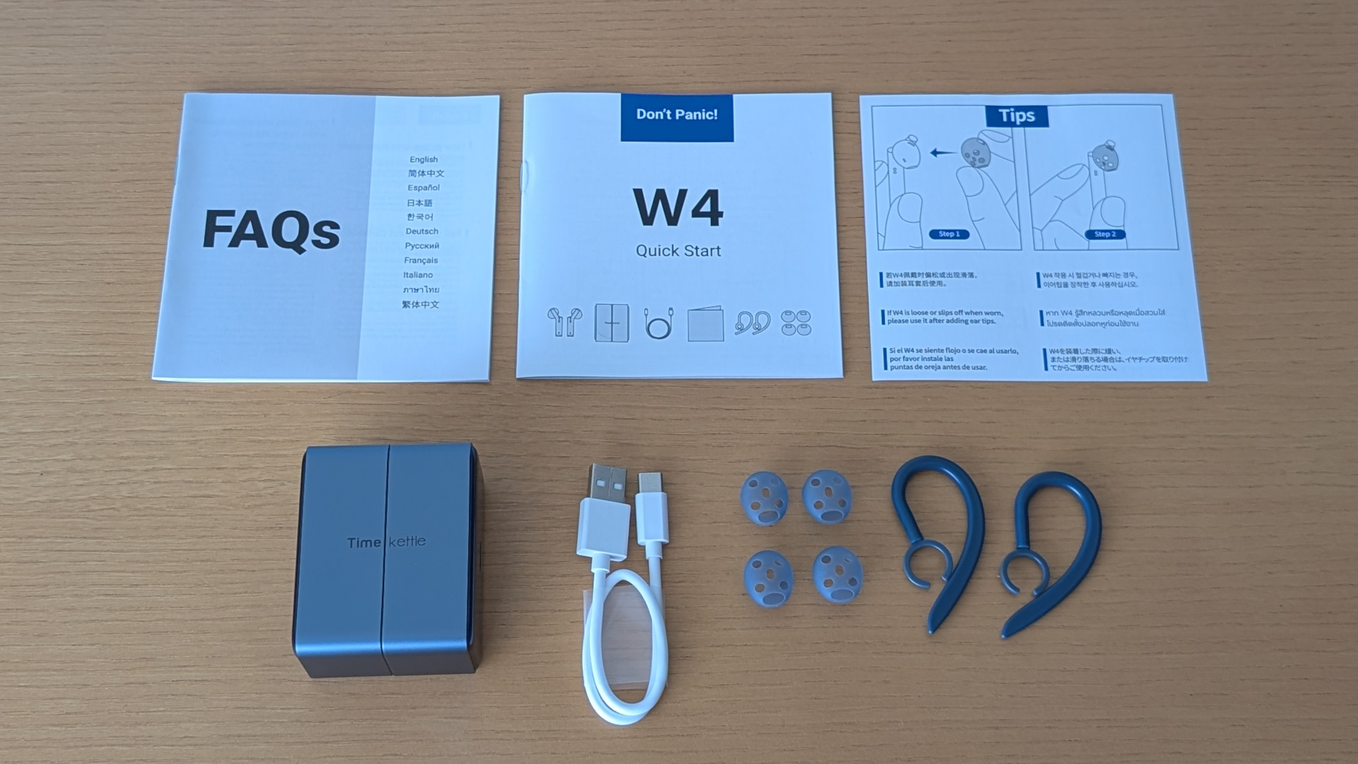 Timekettle W4 同梱物