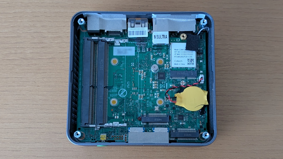 GMKtec NucBox M3 Ultra 筐体内部