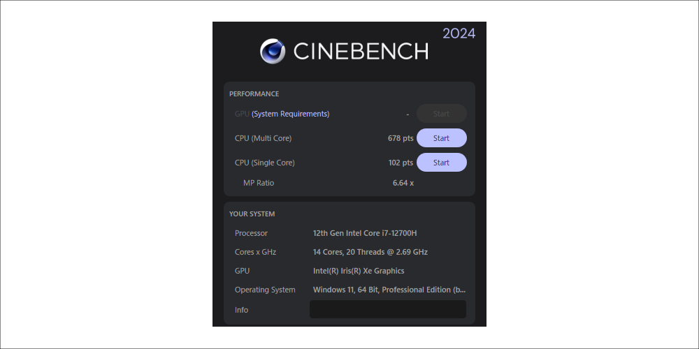 GMKtec NucBox M3 Ultra CINEBENCH 2024