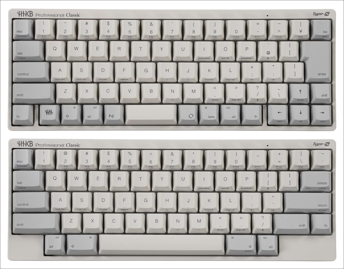 HHKB Professional Classic グレー 有線キーボード Amazon.com: HHKB - Happy Hacking Keyboard Professional