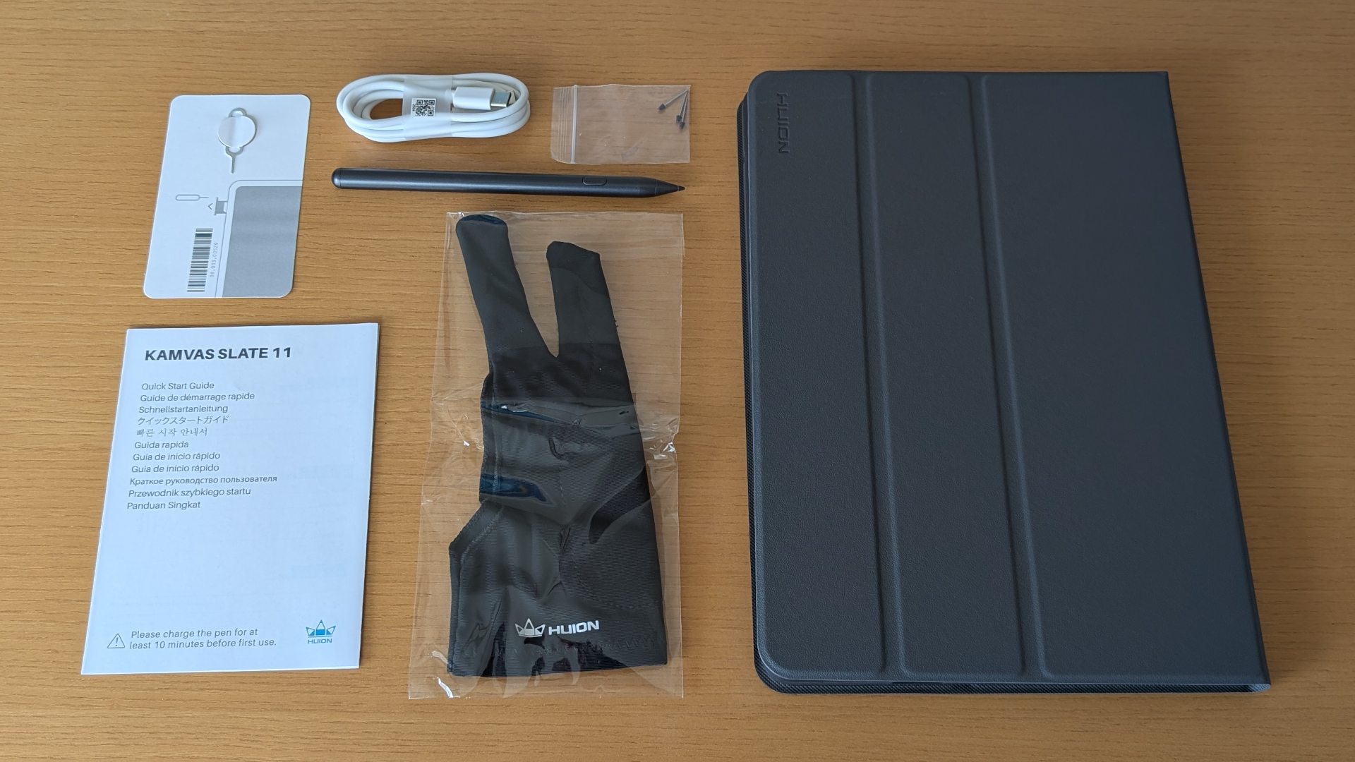 HUION Kamvas Slate 11 同梱物