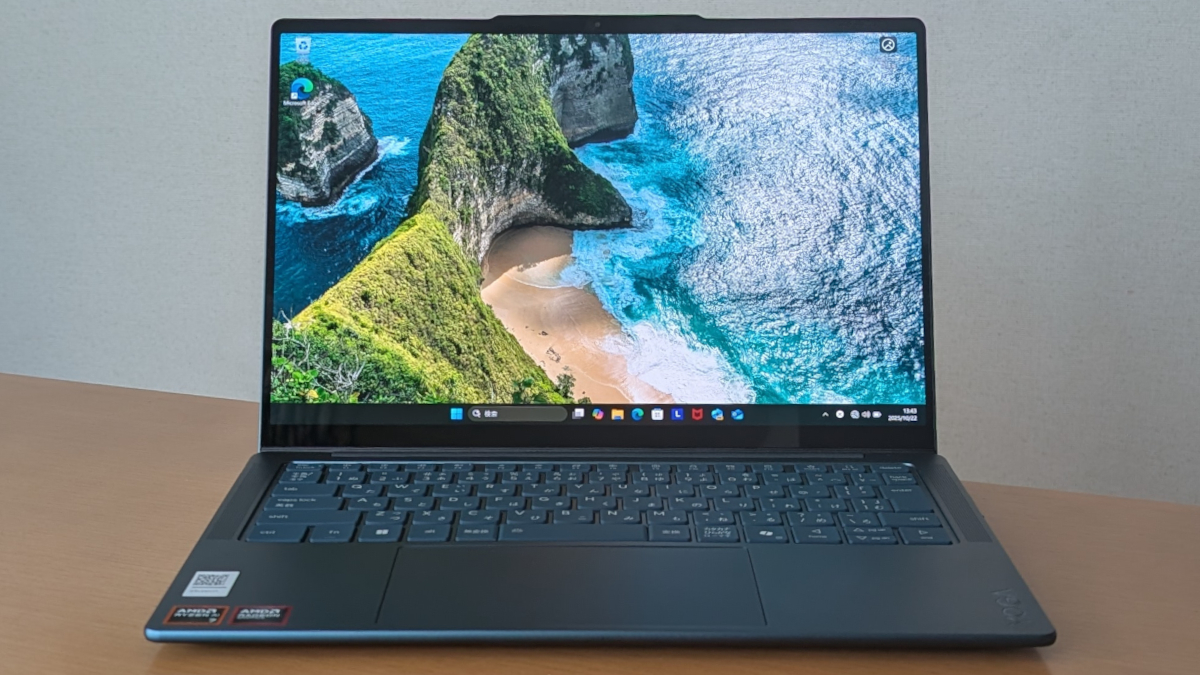 Lenovo Yoga Slim 7 Gen 10(14型 AMD) ディスプレイ