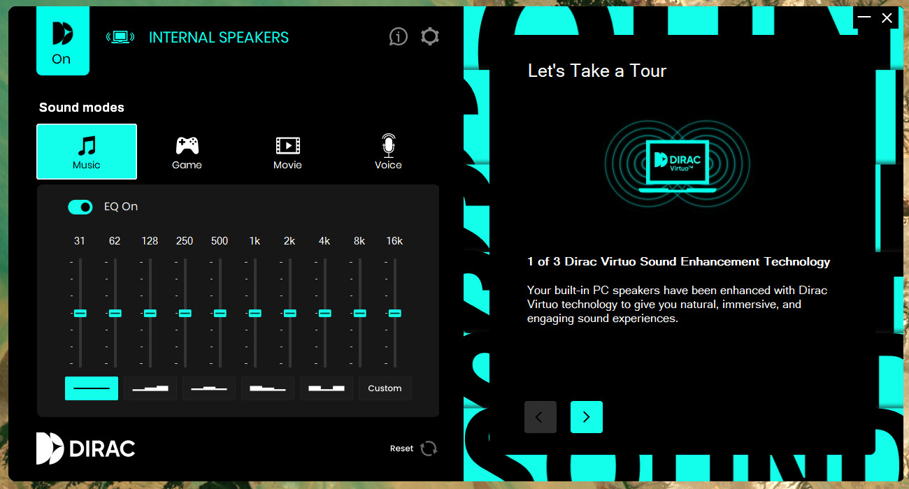 ASUS ExpertBook P3 ( PM3406CKA) DIRAC Audio Manager