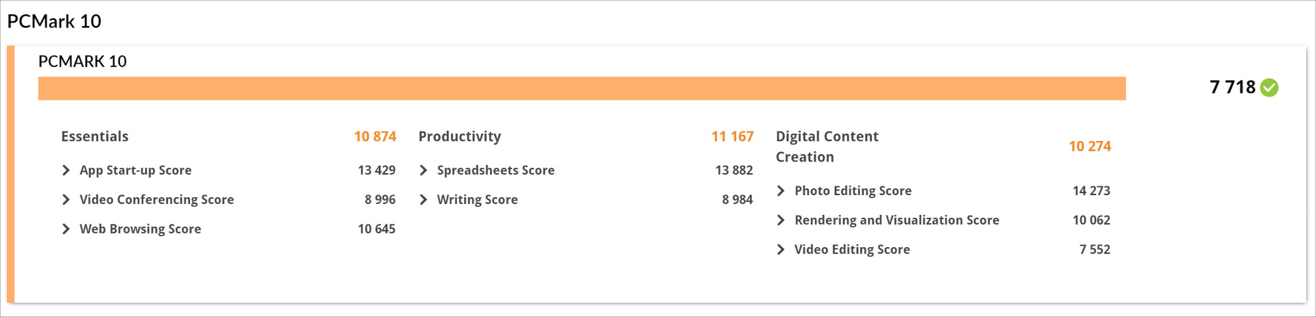 Lenovo IdeaPad Pro 5 Gen 10(14型 AMD) PCMark