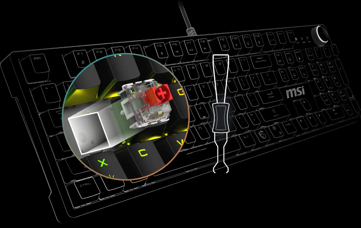 MSI FORGE GK320 RED JP