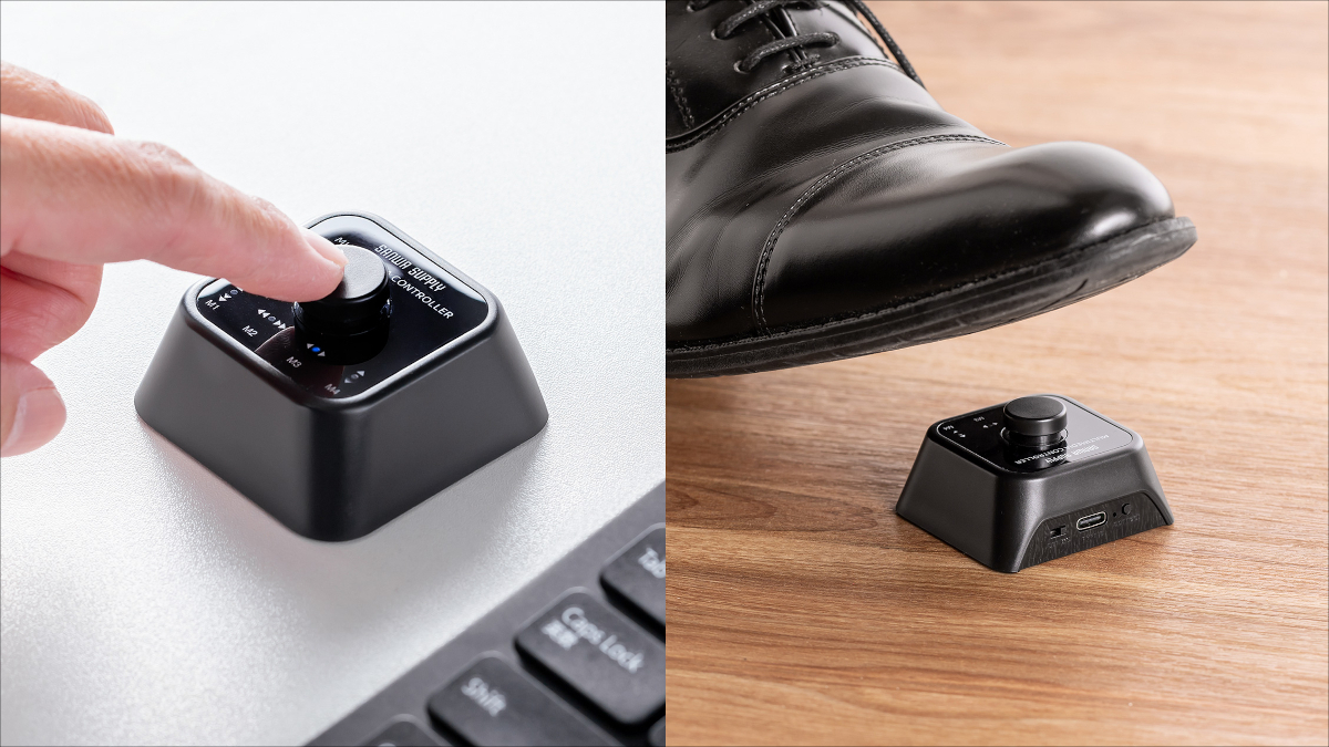 サンワダイレクト プログラマブルボタン 400-MAB211BK