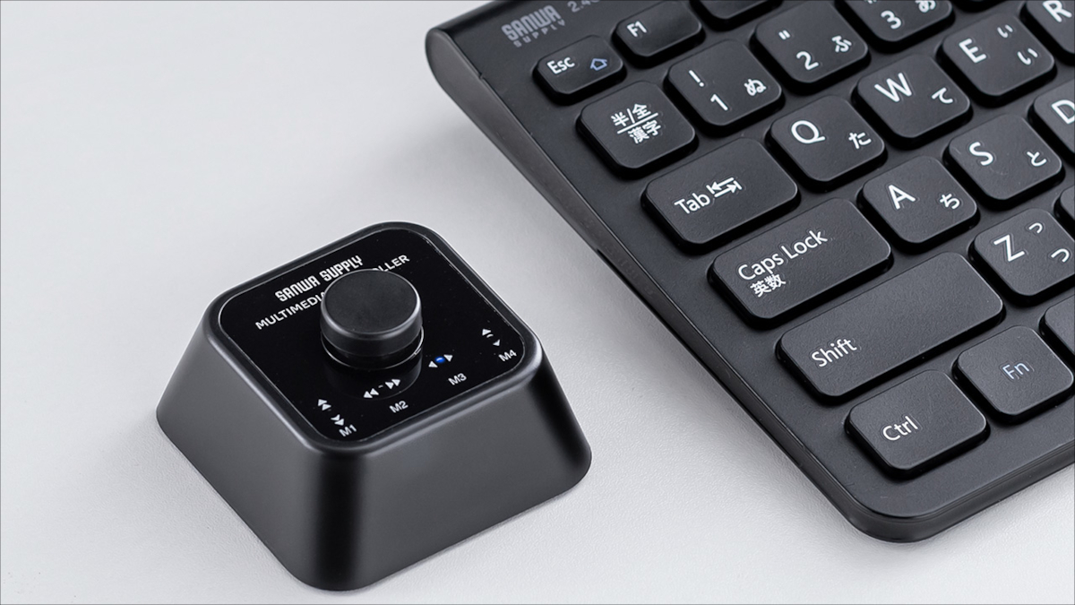 サンワダイレクト プログラマブルボタン 400-MAB211BK