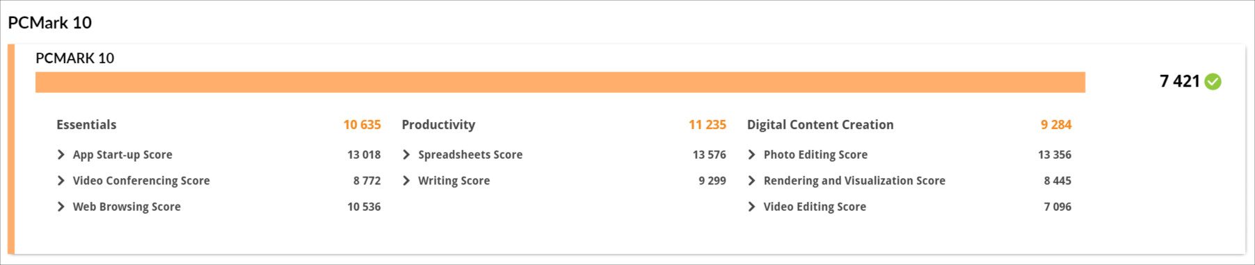 HP OmniBook 7 Aero 13-bg PCMark