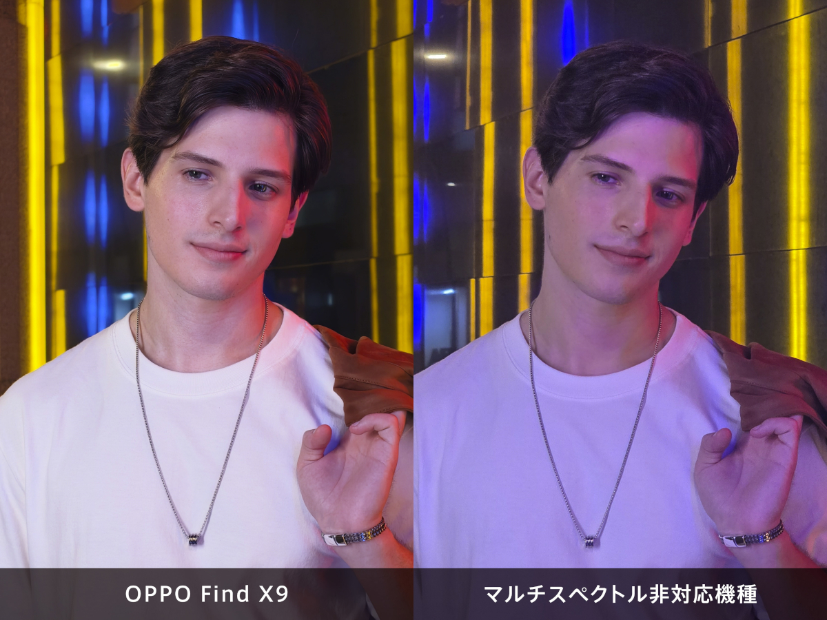 OPPO Find X9 マルチスペクトルカメラ