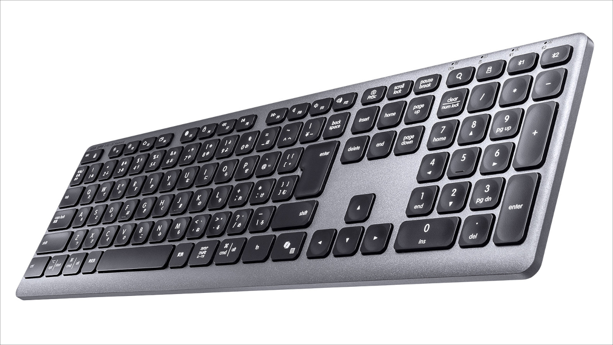 サンワサプライ ワイヤレスキーボード SKB-WBT41BK