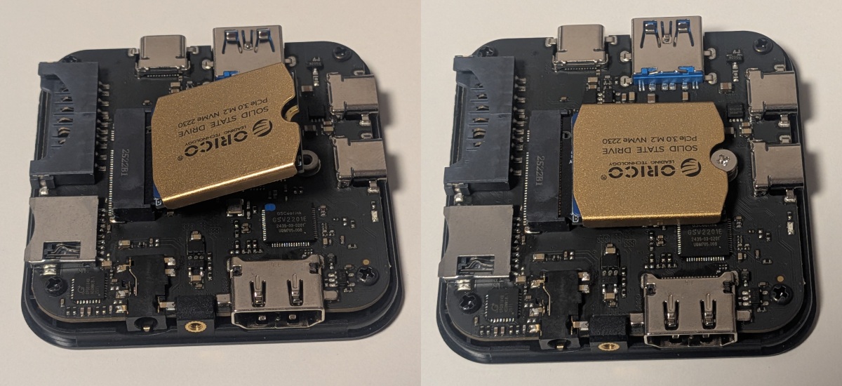 ORICO 8-IN-1 ドッキングステーション MG7 SSD取付