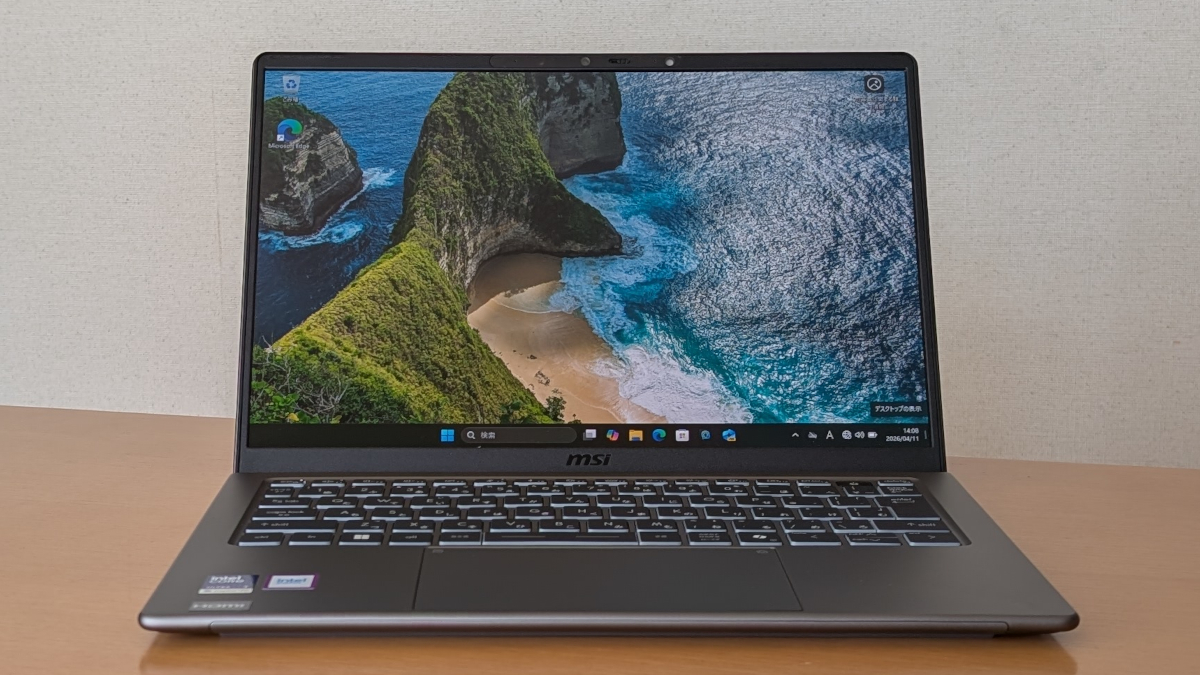 MSI Prestige 14 AI+ D3M (D3MG-2619JP) ディスプレイ