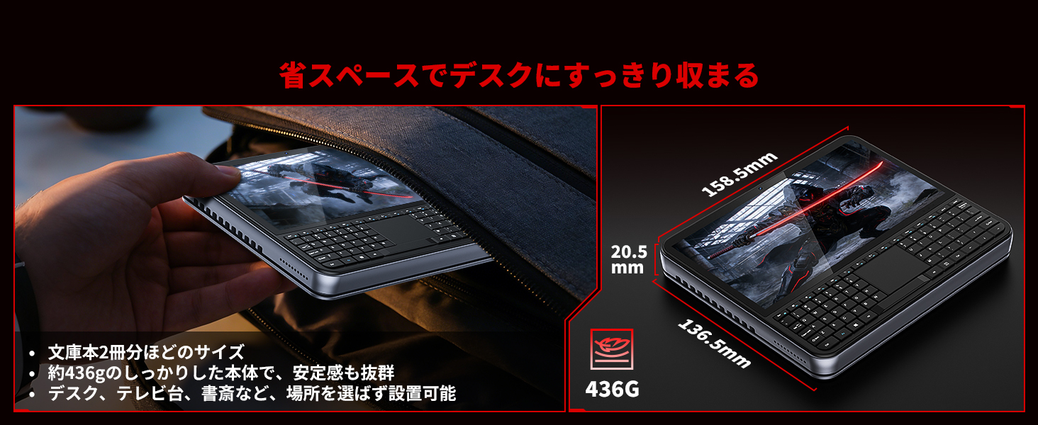 HYPERSTRIX OmniOne 5.7 － 5.7インチの超小型Windows PC、BlackBerry