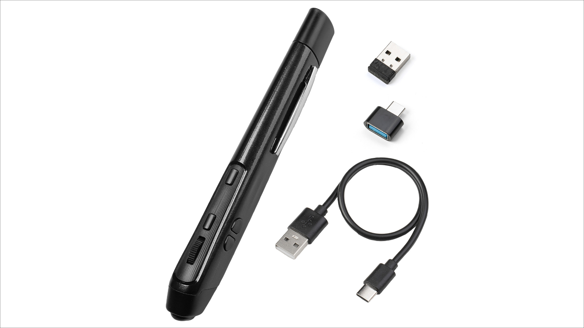 サンワダイレクト ペン型ワイヤレスマウス 400-MAWB231